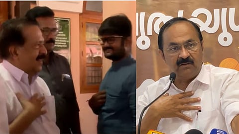 "തിണ്ണ നിരങ്ങലും സന്ദർശനവും തമ്മിൽ വ്യത്യാസമുണ്ട്"; ചെന്നിത്തല എൻഎസ്എസ് നേതാക്കളെ കണ്ടതിൽ പ്രതികരിച്ച് വി.ഡി. സതീശൻ 
