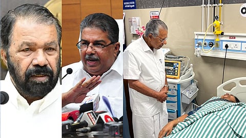 മന്ത്രി വീണാ ജോർജിനെതിരായ ആക്രമണം കോൺഗ്രസിൻ്റെ ഹീനരാഷ്ട്രീയമെന്ന് മുഖ്യമന്ത്രി; പ്രതിഷേധിച്ച് മന്ത്രിമാരും