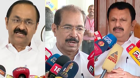 വീണ ജോർജാണ് ആക്രമിക്കാൻ ചെന്നതെന്ന് കെ. മുരളീധരൻ;  ആടിനെ പട്ടിയാക്കുന്ന പരിപാടിയെന്ന് വി.ഡി. സതീശൻ 