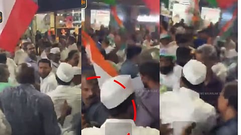 'വേദിയിൽ കയറുന്നതിനെ ചൊല്ലി തർക്കം'; പുതുയുഗ യാത്രയ്ക്കിടെ തമ്മില്‍ത്തല്ലി കോണ്‍ഗ്രസ് പ്രവര്‍ത്തകര്‍ 