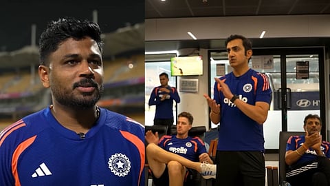 Sanju Samson and Gautam Gambhir