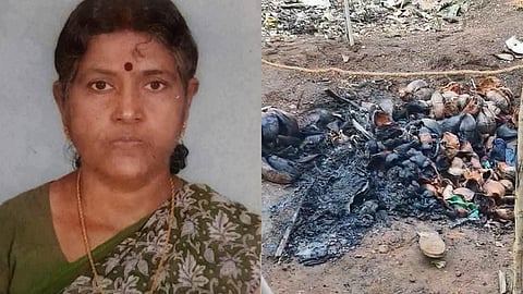 ചിതയൊരുക്കി ജീവനൊടുക്കാൻ ശ്രമം