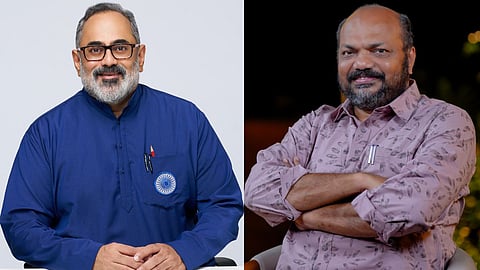 കേരളത്തിൽ 
ശിശുമരണ നിരക്ക് കുറയുന്നതിൽ വിചിത്രവാദവുമായി രാജീവ് ചന്ദ്രശേഖർ; മറുപടിയുമായി പി. രാജീവ്