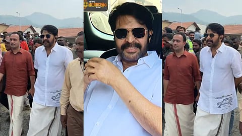 "കേരള ജനത ഒറ്റക്കെട്ടായതിൻ്റെ സാമൂഹ്യ മൂലധനമാണ് ഇവിടെ കാണുന്നത്"; വയനാട് ടൗൺഷിപ്പ് സന്ദർശിച്ച് മമ്മൂട്ടി