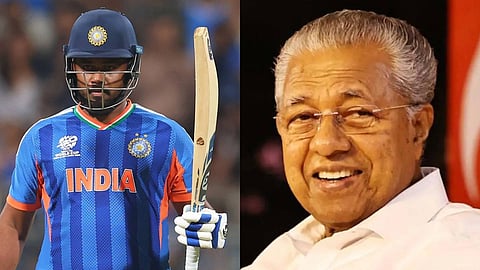 സഞ്ജു ഇന്ത്യൻ ടീമിൻ്റെ നട്ടെല്ലായി മാറി, ലോക ക്രിക്കറ്റിൻ്റെ നെറുകയിൽ വെന്നിക്കൊടി പാറിച്ചിരിക്കുന്നു: പിണറായി വിജയൻ