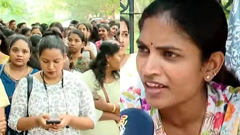 'മിനിമം വേതനം 40,000'; സ്വകാര്യ ആശുപത്രി നഴ്സുമാരുടെ പണിമുടക്ക് തുടങ്ങി