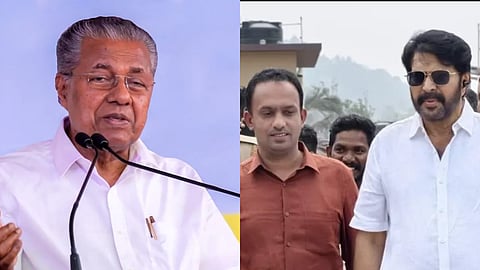 CM Pinarayi Vijayan- Mammooty- K Rafeek