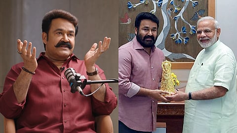 മോഹൻലാൽ, നരേന്ദ്ര മോദി