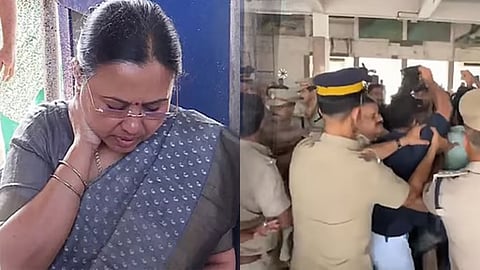 വീണാ ജോർജ്- കെഎസ്‌യു പ്രതിഷേധം