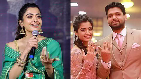 രശ്മിക മന്ദാന - രക്ഷിത് ഷെട്ടി വിവാഹനിശ്ചയം