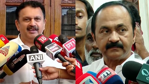 "യുവതി പ്രവേശനത്തിൽ സിപിഐഎമ്മിൻ്റേത് കുറ്റസമ്മതം, തിരിച്ചടി ഭയന്ന് യൂട്ടേൺ അടിച്ചു"; പ്രതികരിച്ച് കോൺഗ്രസ് നേതാക്കൾ 