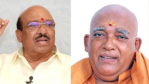 "സച്ചിദാനന്ദ അല്‍പ്പനും പമ്പര വിഡ്ഢിയും, രാഷ്ട്രീയപാര്‍ട്ടികളുടെ വാലായി നടക്കുന്നു"; ശിവഗിരി മഠാധിപതിക്കെതിരെ വെള്ളാപ്പള്ളി നടേശന്‍