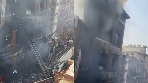 ഡൽഹിയിൽ കെട്ടിടത്തിന് തീപിടിച്ചു; 3 കുട്ടികൾ ഉൾപ്പെടെ 9 പേർ വെന്തുമരിച്ചു