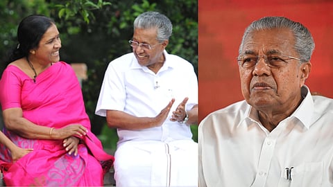 പിണറായി വിജയനും ഭാര്യ കമലയും