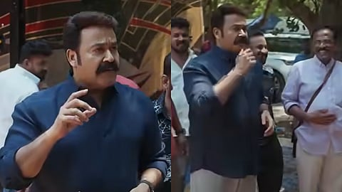 'L366' സെറ്റിൽ മോഹൻലാൽ