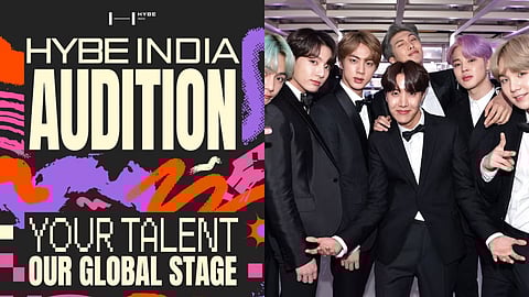 കെ- പോപ്പിലേക്കുള്ള വഴി തെളിയുന്നു; ഇന്ത്യയിലെ ആദ്യ ഓഡിഷനൊരുങ്ങി ബിടിഎസ് എജൻസി ഹൈബ്