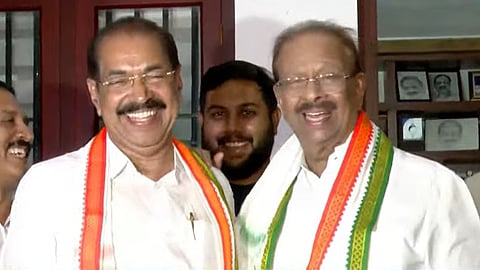 മഞ്ഞുരുകുന്നു... കെ. സുധാകരനെ വീട്ടിലെത്തി സന്ദര്‍ശിച്ച് സണ്ണി ജോസഫ്; പിണക്കമല്ല, തമ്മിൽ പ്രേമമെന്ന് സുധാകരൻ