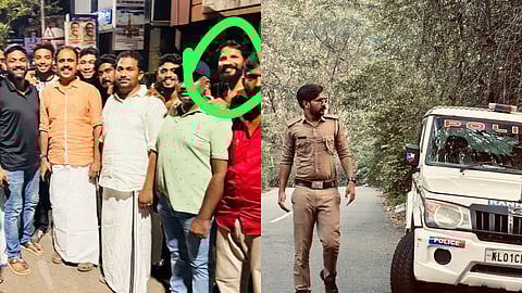 അബിൻ വർക്കിക്കൊപ്പം പ്രചാരണത്തിൽ പങ്കെടുത്ത് മുബാറക്ക്