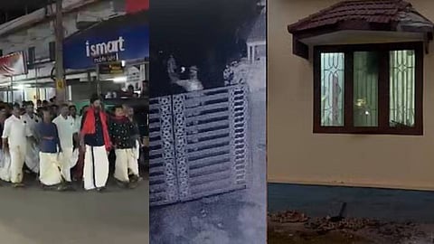 കെഎസ്‍യു നേതാവിന്റെ വീടിന് നേരെ ബോംബെറിഞ്ഞ കേസ്: ജാമ്യത്തിലിറങ്ങിയ നേതാക്കാൾക്ക് സ്വീകരണമൊരുക്കി ഡിവൈഎഫ്ഐ 