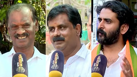 കെ. ദാസൻ, അഡ്വ. കെ പ്രവീൺ കുമാർ, പ്രഫൂൽ കൃഷ്ണൻ