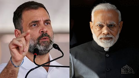 രാഹുൽ ഗാന്ധി, നരേന്ദ്ര മോദി