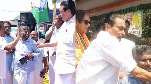 കയ്യേറ്റത്തിൻ്റെ ദൃശ്യങ്ങൾ