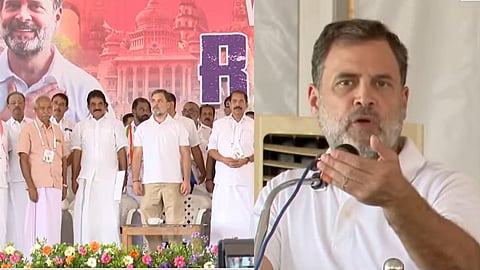 "ഈ തെരഞ്ഞെടുപ്പ് രണ്ട് ആശയങ്ങള്‍ തമ്മിലുള്ള പോരാട്ടം, ബിജെപി-സിപിഐഎം ബന്ധം വെറുപ്പിനെ പ്രോത്സാഹിപ്പിക്കുന്നത്"; ഡീൽ ആവർത്തിച്ച് രാഹുല്‍ ഗാന്ധി