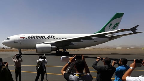 iran's mahan air attacked