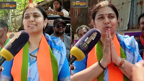 വോട്ടിങ് മെഷീനിലെ പേര് അഞ്ജലി നായർ എന്നാക്കണം; 
പേര് മാറ്റം ആവശ്യപ്പെട്ട് 
എൻഡിഎ സ്ഥാനാർഥി ഹൈക്കോടതിയിൽ