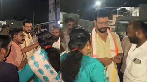 സ്ഥാനാർഥി പര്യടനത്തിനിടെ രമേഷ് പിഷാരടിയെ തടഞ്ഞ് ബിജെപി പ്രവർത്തകർ