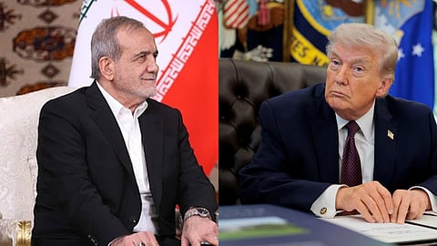 Masoud Pezeshkian - Donald Trump