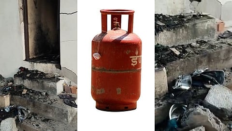നെടുമങ്ങാട് വീട്ടിൽ ഉപയോഗിക്കാതെ സൂക്ഷിച്ച ഗ്യാസ് സിലിണ്ടർ പൊട്ടിത്തെറിച്ചു; രണ്ട് പേർക്ക് പരിക്ക്
