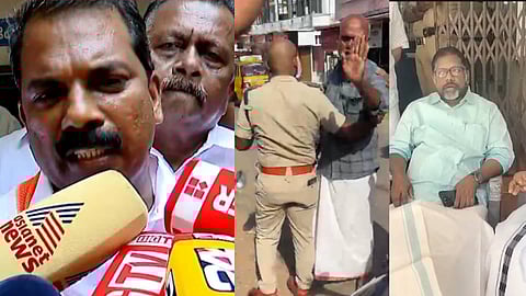 അടൂരിലെ ലഘുലേഖ വിവാദം: സിപിഐ പ്രവർത്തകരെ കസ്റ്റഡിയിലെടുത്ത് പൊലീസ്; മാധ്യമങ്ങൾക്ക് മുന്നിൽ പൊട്ടിക്കരഞ്ഞ് സി.വി. ശാന്തകുമാർ