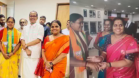 വോട്ടിന് പണം: പണം നൽകിയ സ്ത്രീ ശോഭയ്ക്കൊപ്പം നിൽക്കുന്ന ചിത്രങ്ങൾ പുറത്ത് വിട്ട് കോൺഗ്രസ്