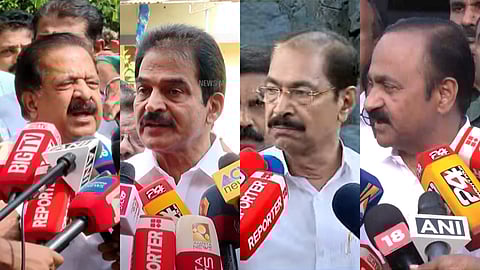 വോട്ട് രേഖപ്പെടുത്തി കോൺഗ്രസ് നേതാക്കൾ