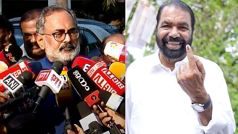 നേമത്ത് ആശങ്കയ്ക്ക് ഇടയില്ലെന്ന് വി. ശിവൻകുട്ടി; കേരളം മാറണം, മാറാത്തത് മാറ്റണമെന്ന് രാജീവ് ചന്ദ്രശേഖർ