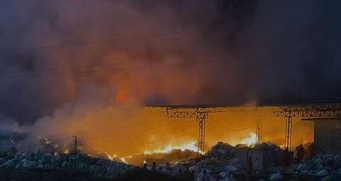 മൂന്നാറിൽ വൻ തീപിടിത്തം 