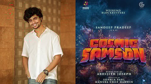 സന്ദീപ് പ്രദീപ്, 'കോസ്മിക് സാംസൺ' പോസ്റ്റർ