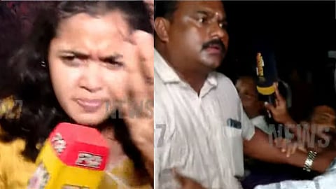 തലസ്ഥാനത്ത് അതിരുവിട്ട് ബിജെപി പ്രതിഷേധം; മാധ്യമപ്രവർത്തകർക്ക് നേരെ ആക്രമണ ശ്രമം