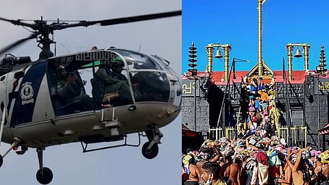 ശബരിമലയിലെ ഹെലികോപ്റ്റര്‍ വിവാദം; കോസ്റ്റ് ഗാര്‍ഡിന് പിഴവ് സംഭവിച്ചെന്ന് എഡിജിപിയുടെ റിപ്പോര്‍ട്ട്
