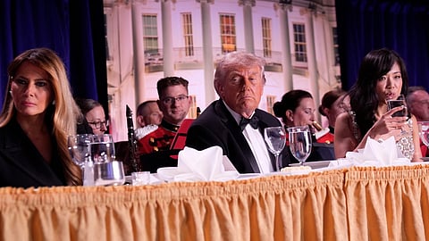 Donald Trump and Melania Trump evacuated from White House Correspondents’ Dinner as gun shots heard