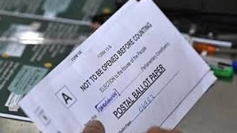 Postal ballot controversy in assembly elections