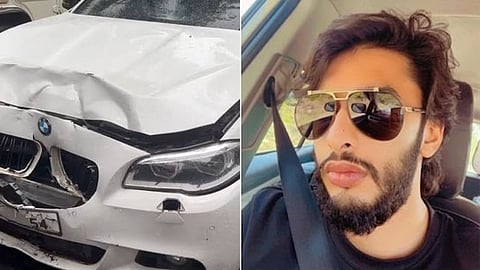 അപകടത്തിന് കാരണമായ ബിഎംഡബ്ല്യു കാർ, മിഹിര്‍ ഷാ