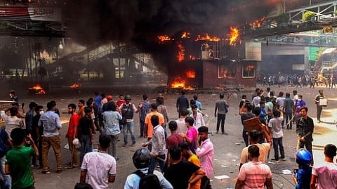 ബംഗ്ലാദേശിലെ പ്രതിഷേധം