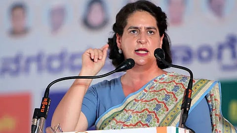 കോണ്‍ഗ്രസ് നേതാവ് പ്രിയങ്ക ഗാന്ധി