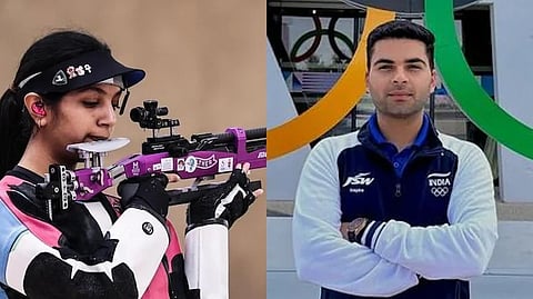 ഷൂട്ടർമായ രമിത ജിൻഡാലും അർജുൻ ബബുതയും