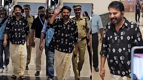 കസവ് മുണ്ടും ബ്ലാക്ക് പ്രിൻ്റഡ് ഷർട്ടും; മമ്മൂട്ടിയുടെ പിറന്നാൾ ദിന ലുക്ക് വൈറലാകുന്നു