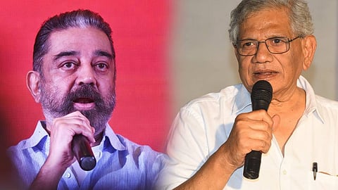 'ഇന്ത്യന്‍ രാഷ്ട്രീയത്തിലെ അതികായന്‍, അഗാധമായ ദുഃഖം ' സീതാറാം യെച്ചൂരിയുടെ വിയോഗത്തില്‍ കമല്‍ഹാസന്‍