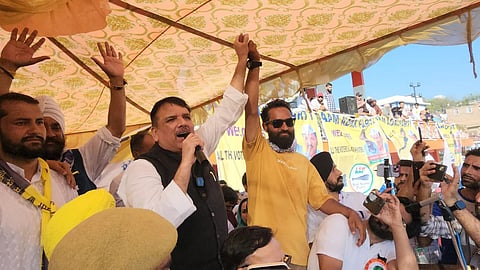 ഹരിയാന കൈവിട്ടെങ്കിലും ജമ്മു കശ്മീർ തുണച്ചു; ആദ്യമായി അക്കൗണ്ട് തുറന്ന് എഎപി