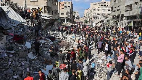 സെൻട്രൽ ബെയ്റൂട്ടിൽ ഇസ്രയേൽ ആക്രമണം; 5 മരണം, 24 പേർക്ക് പരുക്ക്